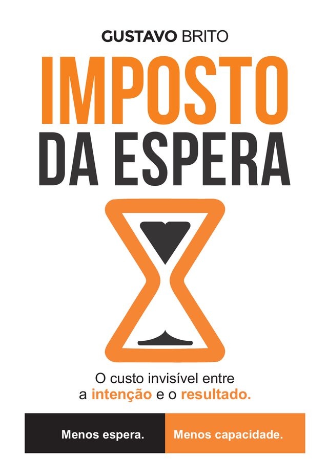 Capa do livro Imposto da Espera, de Gustavo Brito